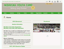 Tablet Screenshot of nebraskayouthcamp.com